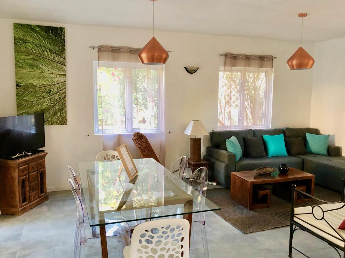 Beachfront Villa In A Beautiful And Secured Complex Flic en Flac Ngoại thất bức ảnh
