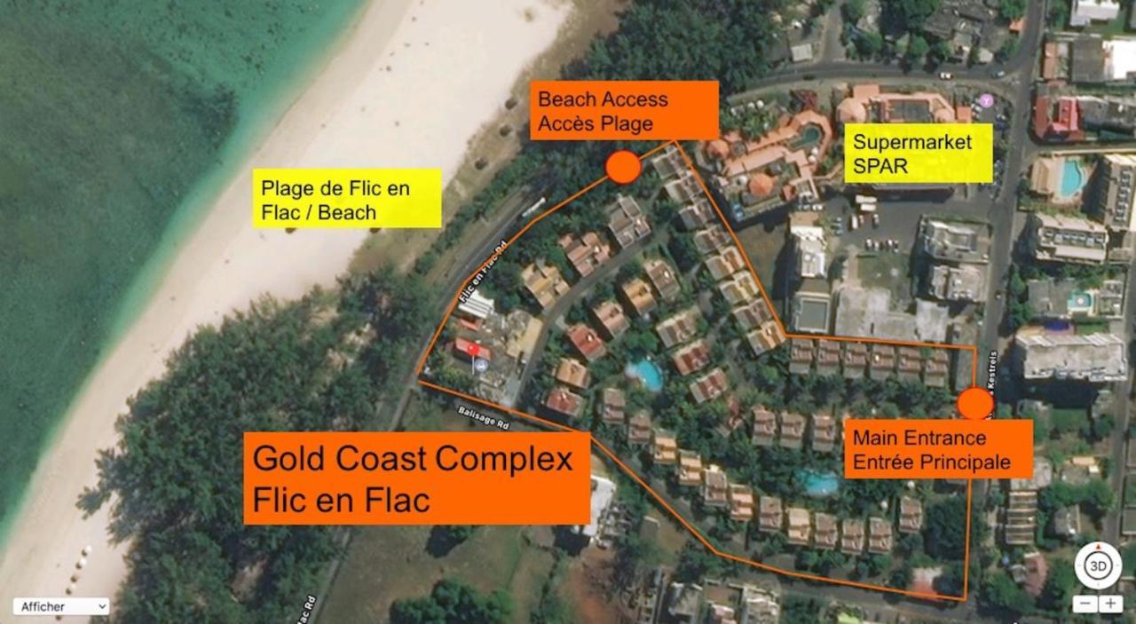 Beachfront Villa In A Beautiful And Secured Complex Flic en Flac Ngoại thất bức ảnh
